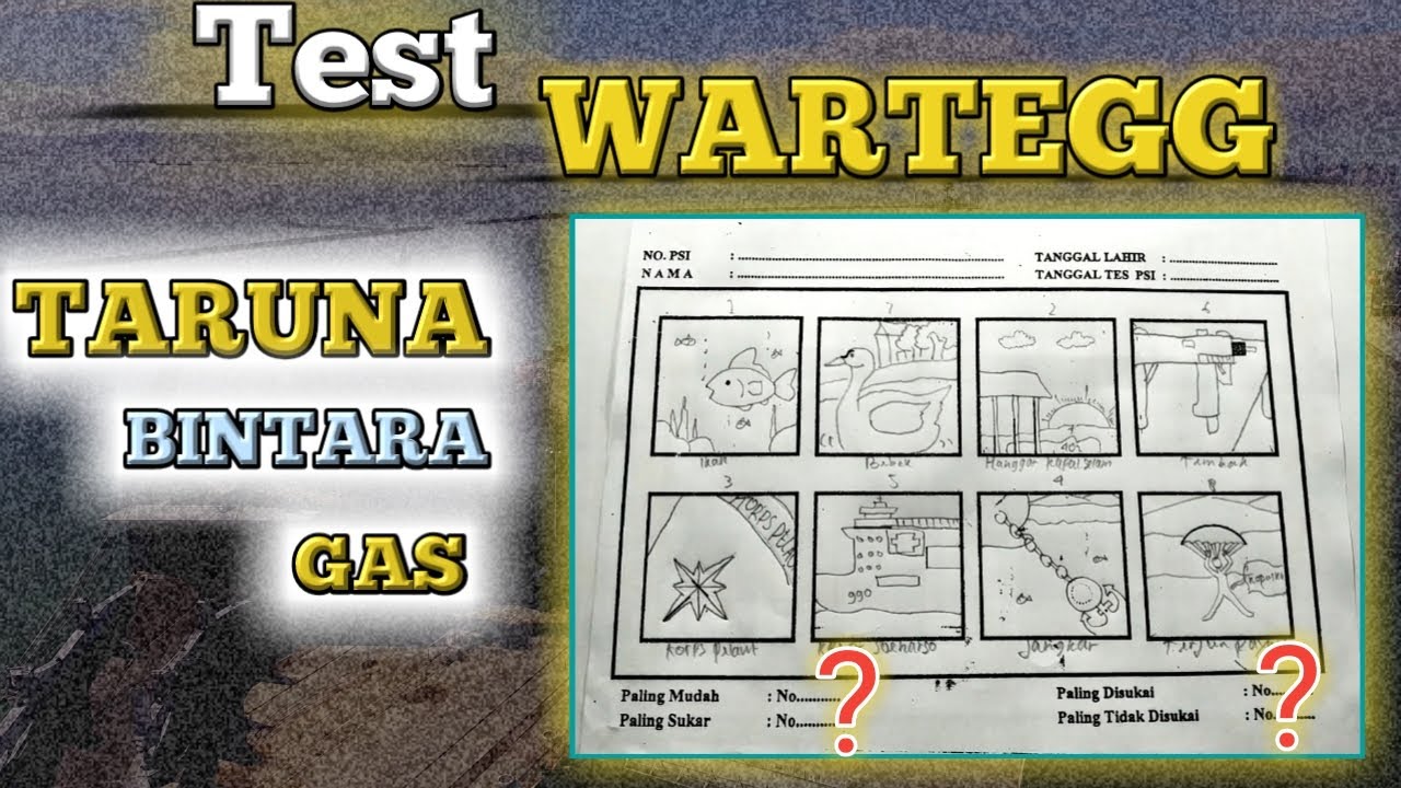 STRATEGI JITU AGAR LOLOS TES WARTEGG PSIKOTES TNI - AL AU AD?