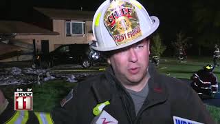 News   Fire damages Mapleton garage, home
