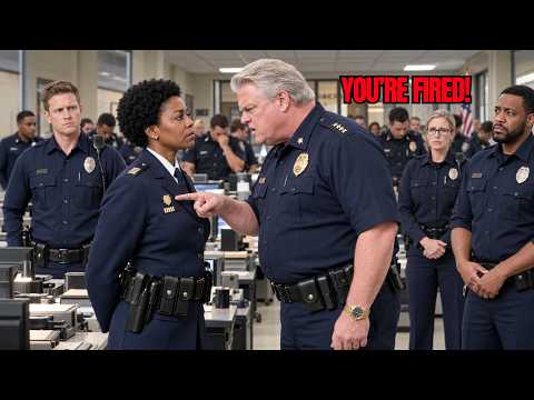 Chief Fired a Black Female Cop to Bury His Secrets — Went Pale When She Sat in His Chair Next Day