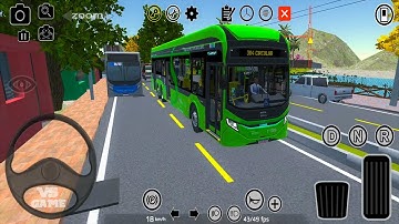 Scania Bus Driving in Lagoa Nova - Proton Bus Simulator Gameplay