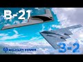 Next-Generation Bomber B-21 Raider VS The B-2 Spirit Stealth Bomber