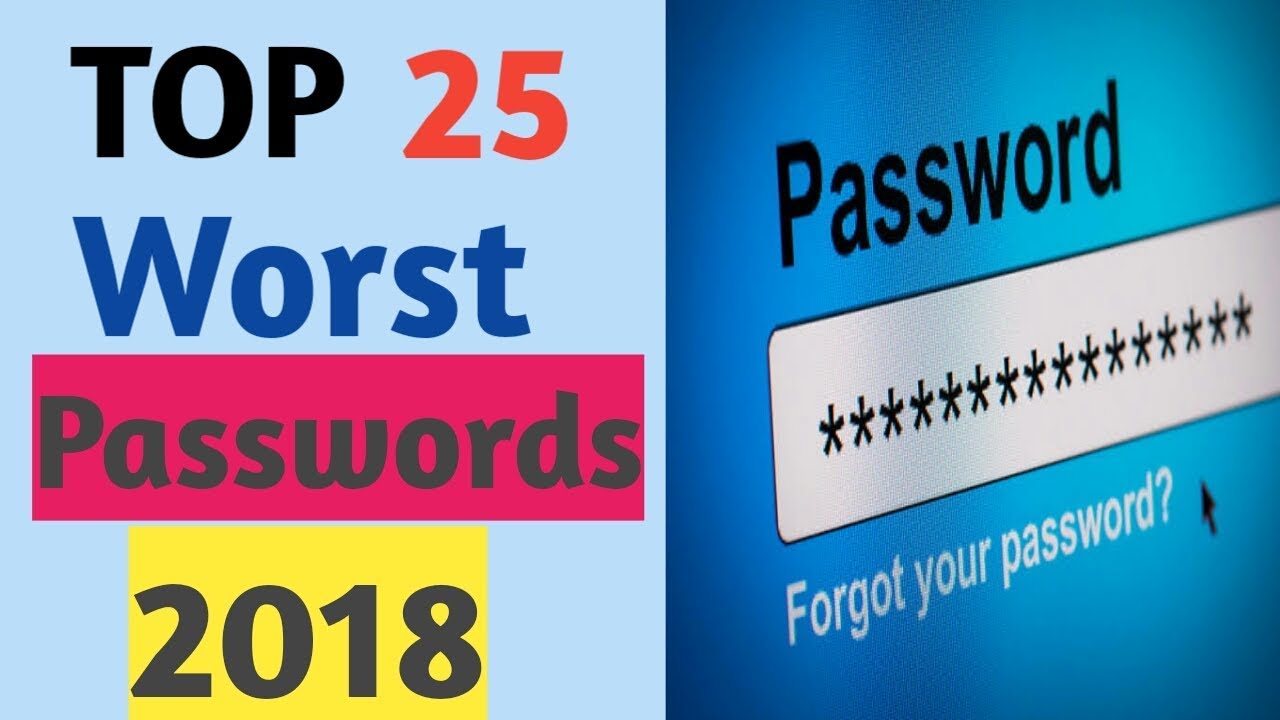 TOP 25 worst passwords 2018 | Hindi | Dont use these passwords