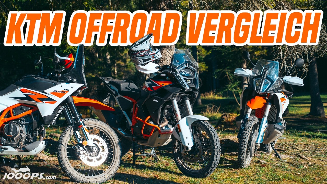 Drei KTM Adventure R im Gelände: Leichtgewicht oder 175-PS-Monster?