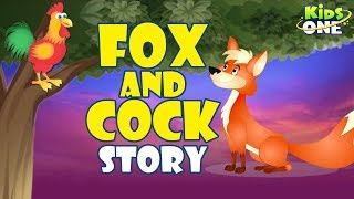 Fox and the Cock Story | Moral Stories for Kids | KidsOne screenshot 4