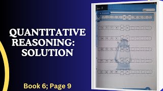 Quantitative Reasoning Solutions for Primary School|Lantern Steps Quantitative Reasoning Book 6