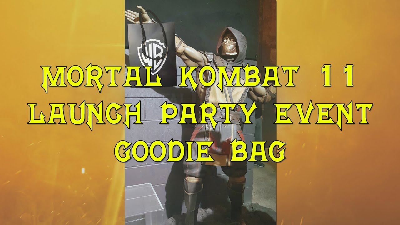 Mortal Kombat 11 | London Launch Party Event GOODIE BAG! | 