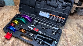 Doyle Premium Ratcheting Tubing Bender Set from Harbor Freight