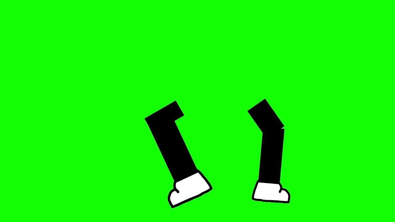 The Shapes Show | Legs Only In Green Screen | Remake Animation Test