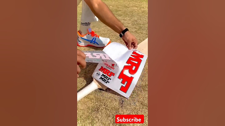 MRF English Willow cricket bat #unboxing #viratkohli #cricket