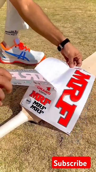 MRF English Willow cricket bat #unboxing #viratkohli #cricket