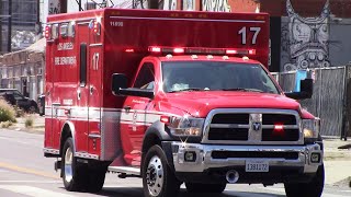 LAFD Rescue 17 Responding