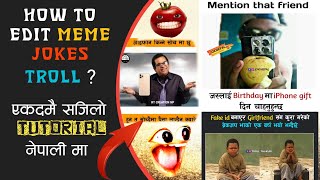 How to make meme jokes in pixelab || जोक्स  कसरी edit गर्ने ? screenshot 5