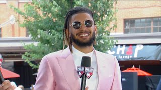 Fernando Tatis Jr rocks the All-Star Game purple carpet