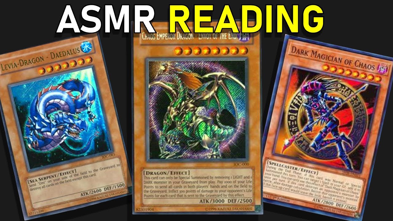 ASMR Yugioh Whispering/Reading Invasion of Chaos
