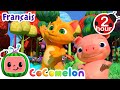 La danse des animaux  chansons pour bbs  cocomelon le coin des animaux de jj  comptines