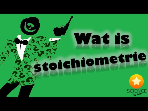 Video: Wat is de definitie van stoichiometrie?
