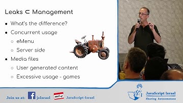 JS Memory Management: The Good, The Bad and The Ugly (Hebrew)