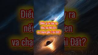 Bạn biết điều gì sẽ xảy ra nếu 2 hố đen và chạm gần Trái Đất ??? #kienthuc #thiênvănhọc #updatenews