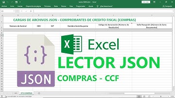 Lector JSON Excel: Importar Comprobantes de Crédito Fiscal (Compras) a Excel