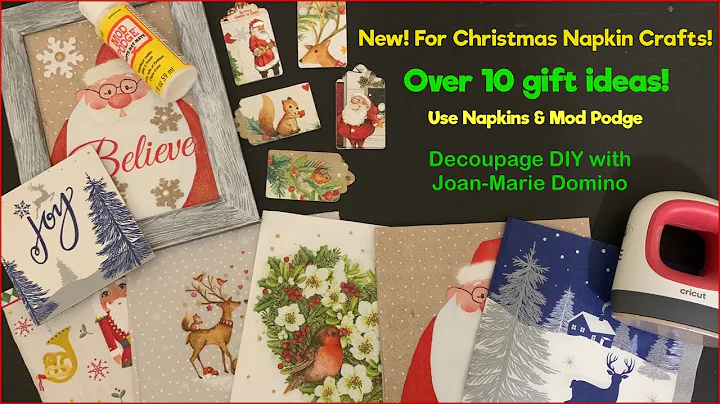 Decoupage Napkin Christmas Gifts & Home Decor Craf...