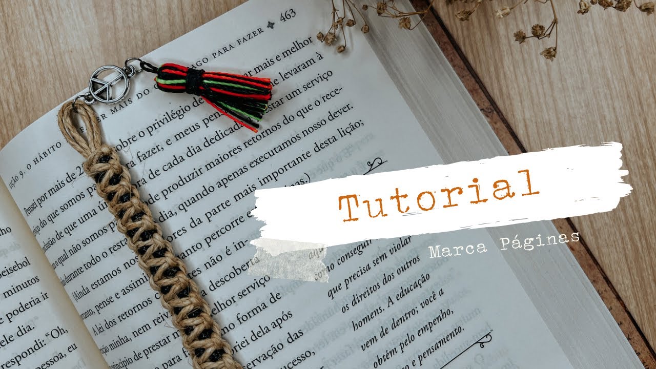 MARCA PÁGINAS EM MACRAME - TUTORIAL PASSO À PASSO | VIAJ’ARTE TUTORIAIS