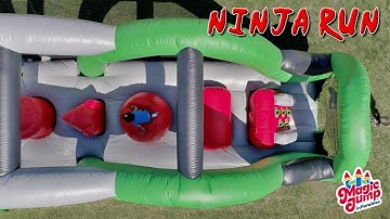 Ninja Run | Inflatable Obstacle Course | Magic Jump, Inc.
