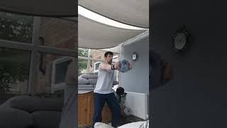 10kg multi Wight double arm _Squat workout #fitness #workout #workouttime #fit #armworkout