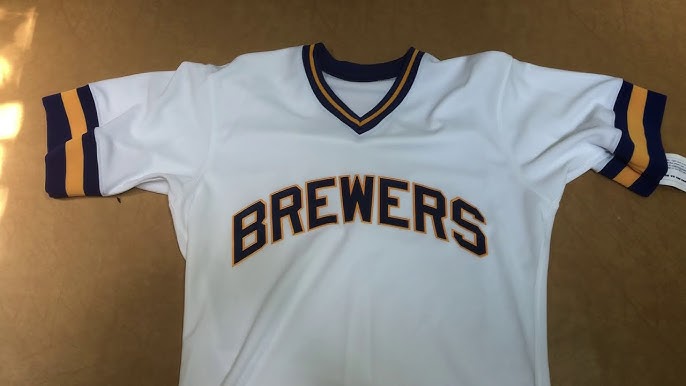 Milwaukee Brewers 1923 Milwaukee Bears Throwback Authentic Baseball Jersey