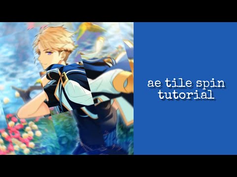 tile spin tutorial || after effects
