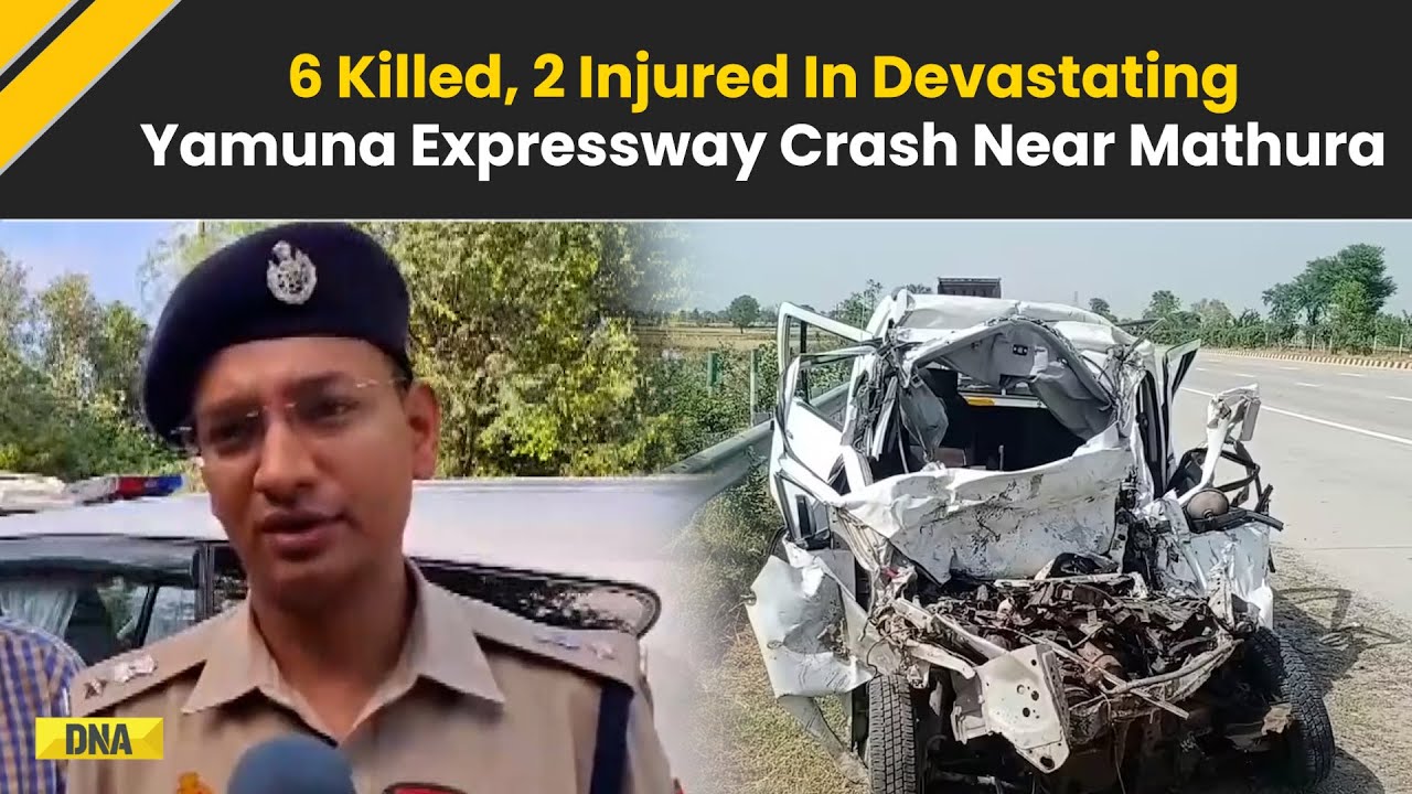 Yamuna Expressway Accident: 6 Dead, 2 Injured Near Mathura After Driver ...