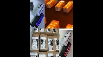 Rgbwa+uv Battery powered wireless dmx  remote   #uplighting  #uplights #dj #eventlighting #eventos