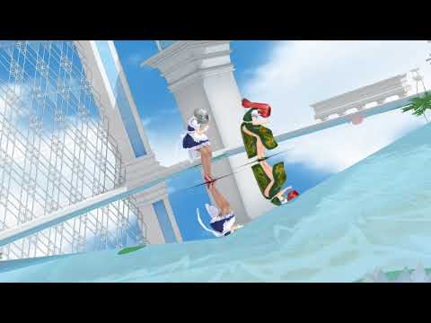 ｛東方MMD｝美鈴と咲夜でDAYBEAKFRONTRINE