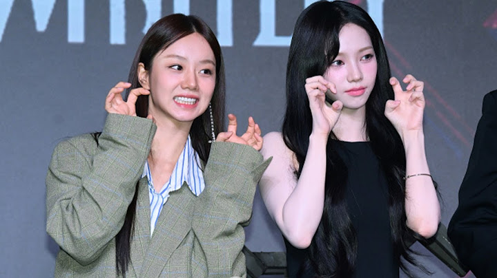 혜리, 에스파 멤버 카리나 메이크업 시도…쌍둥이인가