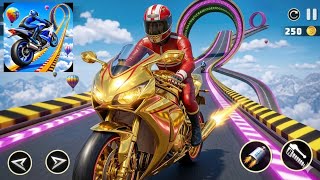 Bike racing and stunts on mega ramps. 3D bike games with multiplayer mode! screenshot 3