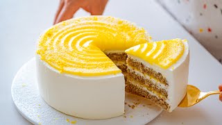 Earl Grey Tea Lemon Cream Cake｜Ohyoo Cooking