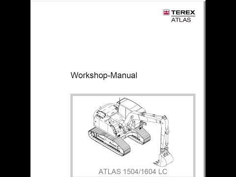 Atlas Terex 1504 / 1604 LC - Workshop Manual