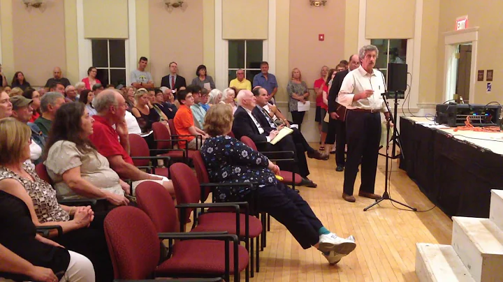 Everett Olsen speaks against Rt 40 rezoning