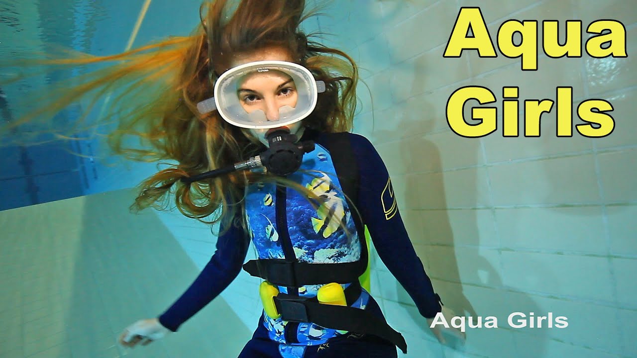 Wetsuit Scuba Diver Girl