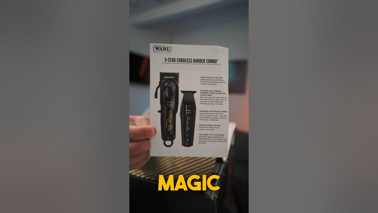 Replica Wahl Magic Clip Black/Gold UNBOXING 