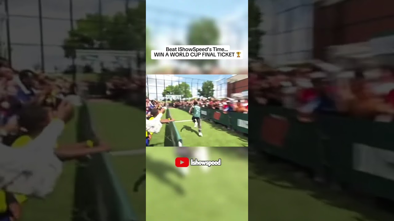 One fan who beats his run gets a FREE ticket to the World Cup Final. Would you take the challenge?🏆