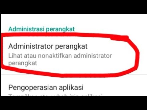 Video: Cara Menonaktifkan Administrator Sistem