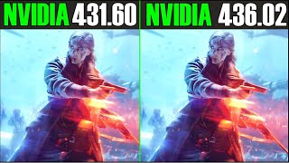 NVIDIA 431.60 vs 436.02 | OLD vs NEW DRIVERS | GTX 1660 Ti