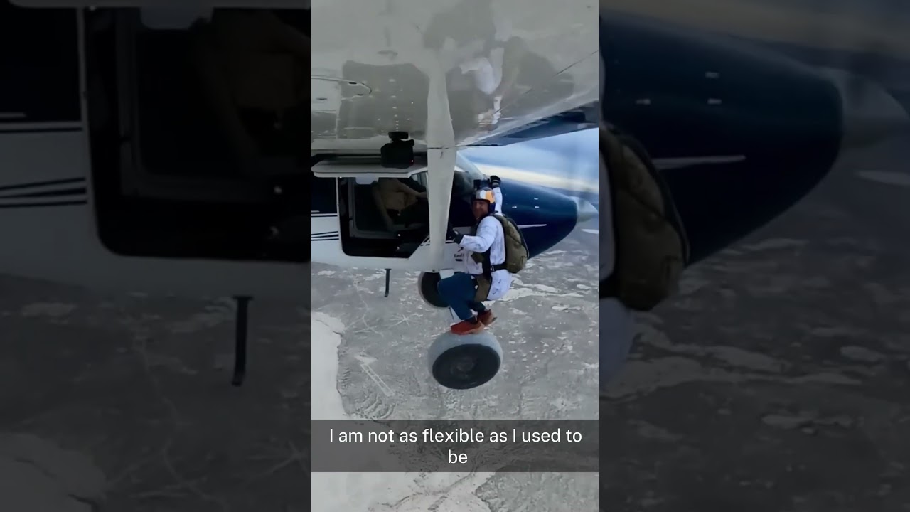 How to jump out of a plane into a party!