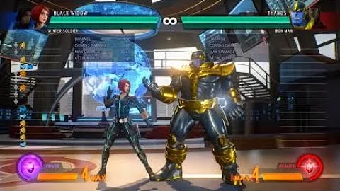 MARVEL VS. CAPCOM: INFINITE black widow 50/50 restand