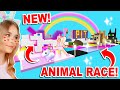 *NEW * FLOATING Animal Race In Adopt Me! (Roblox)