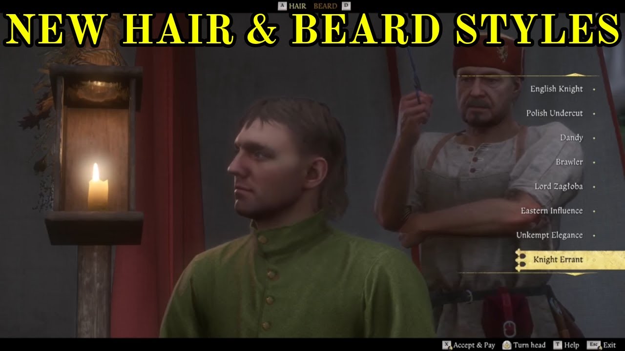 New hair and beard styles for Henry - KCD2