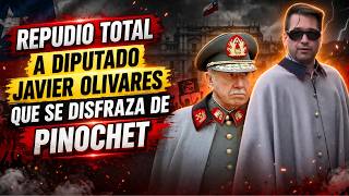 🔴REPUDIO TOTAL A DIPUTADO JAVIER OLIVARES: SE DISFRAZA DE PINOCHET Y HACE EL RIDÍCULO