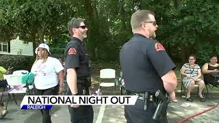 Raleigh police work to build trust during National Night Out 2023