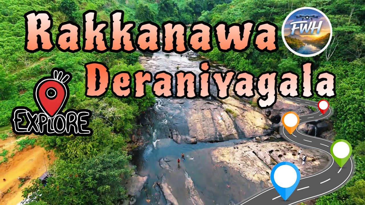 රක්කනාව දැරණියගල 🌊🌿 | Rakkanawa waterfall Deraniyagala. #djineo2 #dronevideography 