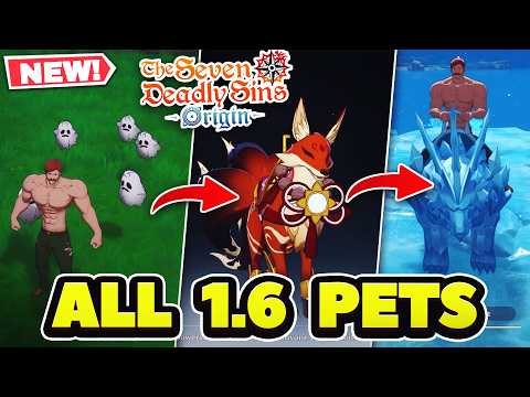 HOW TO FIND & CATCH EVERY 1.6 PET! Ghost, Flare & Frost Bear! MUST HAVE PETS! | 7DS: Origin